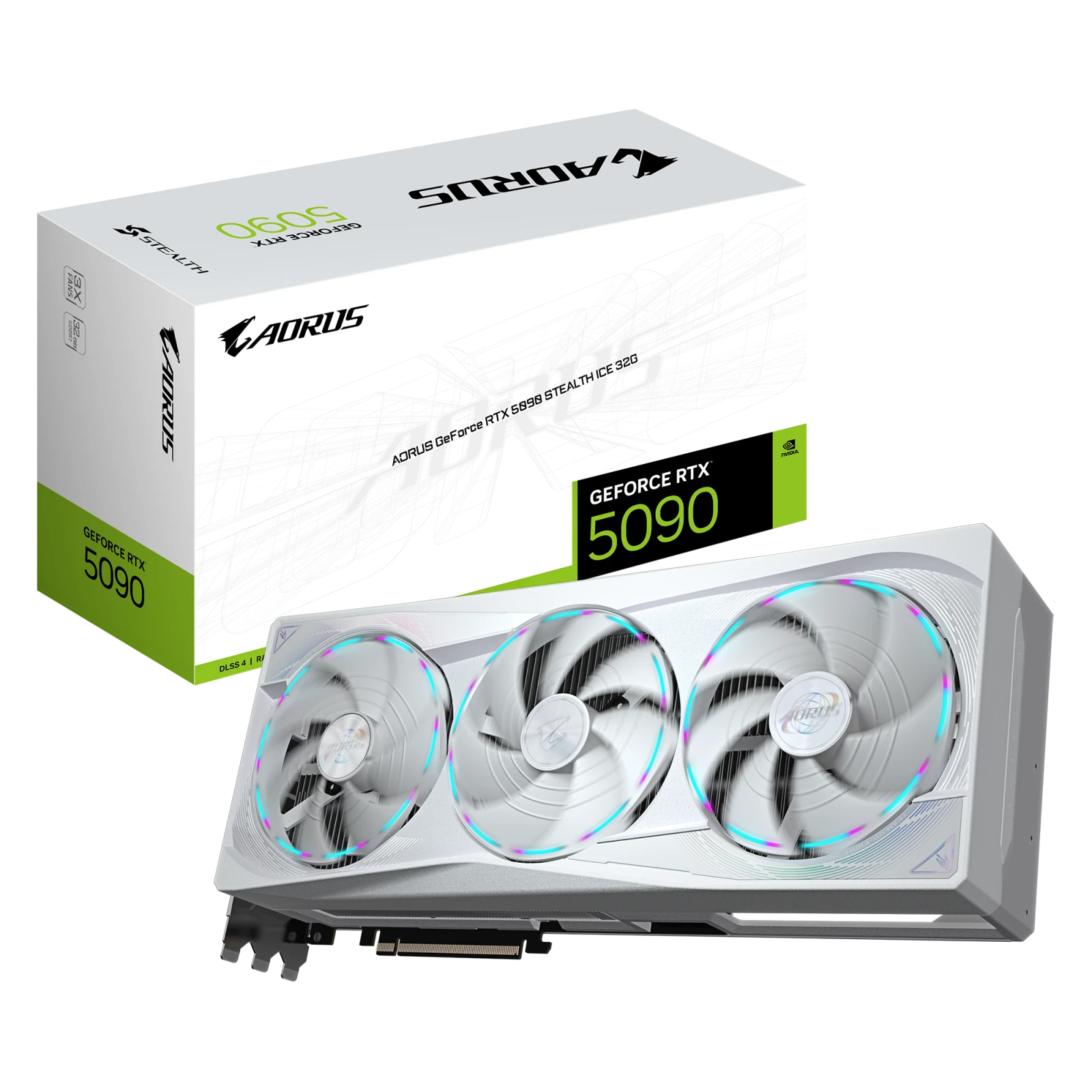 Gigabyte AORUS GeForce RTX 5090 STEALTH ICE 32G